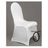 Housse de Chaise Lycra Blanche
