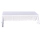 Nappe ronde et rectangulaire